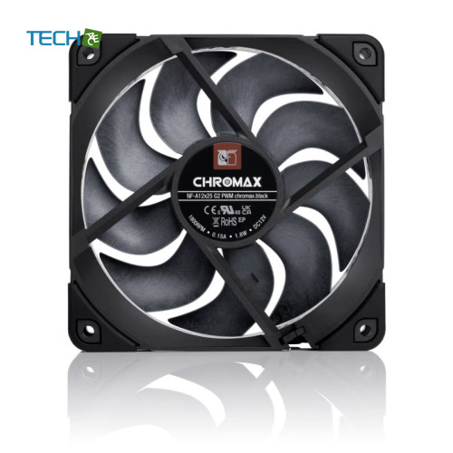 ノクチュア Noctua NF-A12x25 G2 PWM chromax.black - 次世代120mm